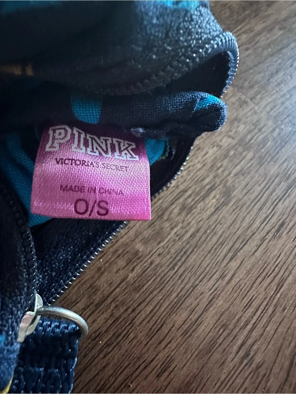PINK Victoria's Secret Card Holder with Key Ring